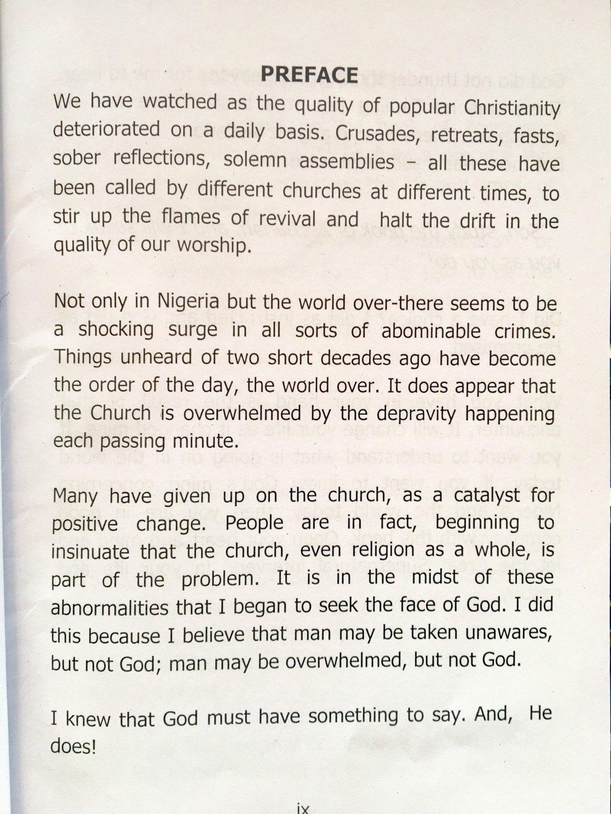 SUPERNATURAL INTERVENTION By SUNDAY ASHIEGBU