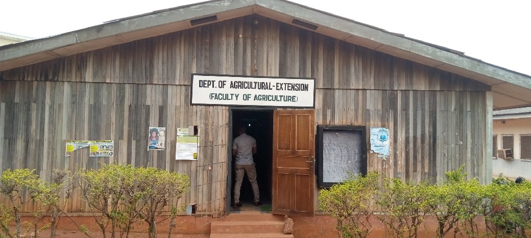DEPARTMENT OF AGRICULTURAL - EXTENSION UNN