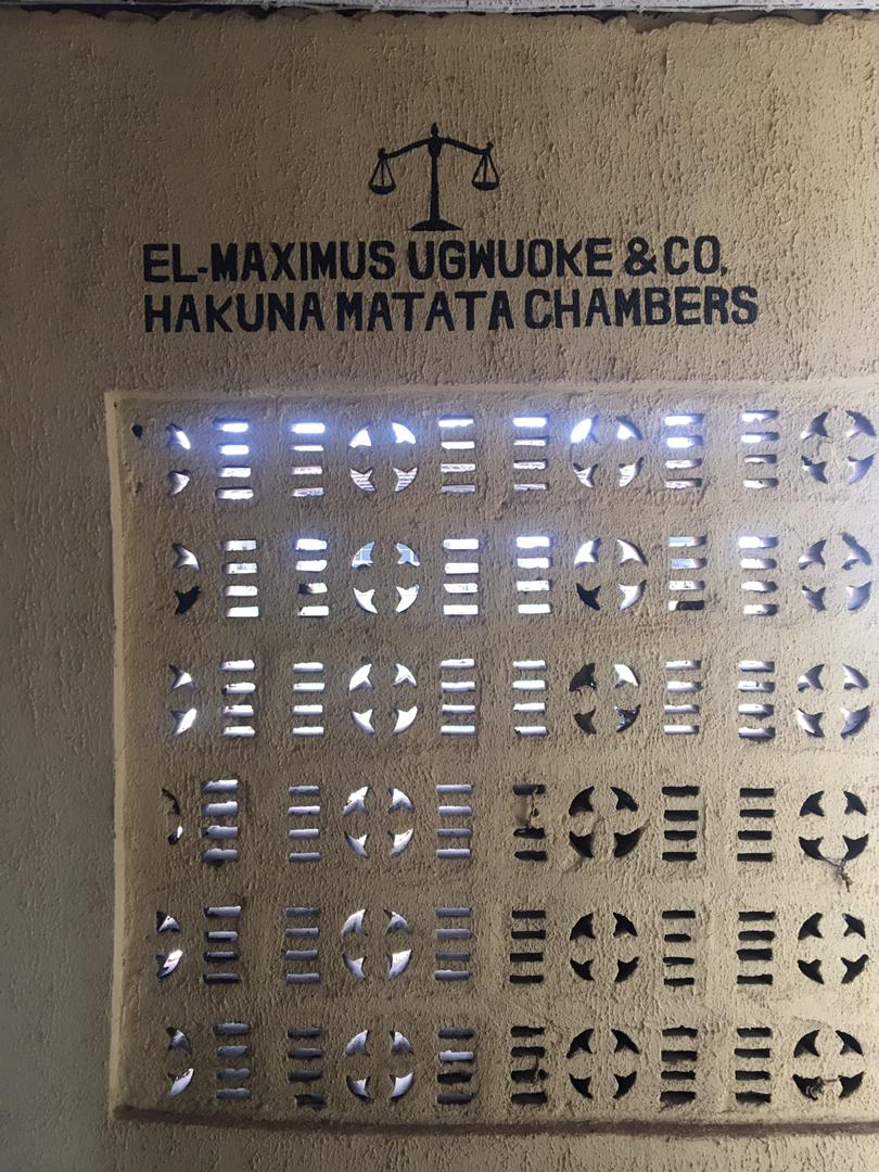 EL-MAXIMUS UGWUOKE & CO. LAW CHAMBERS (HAKUNA MATATA CHAMBERS)