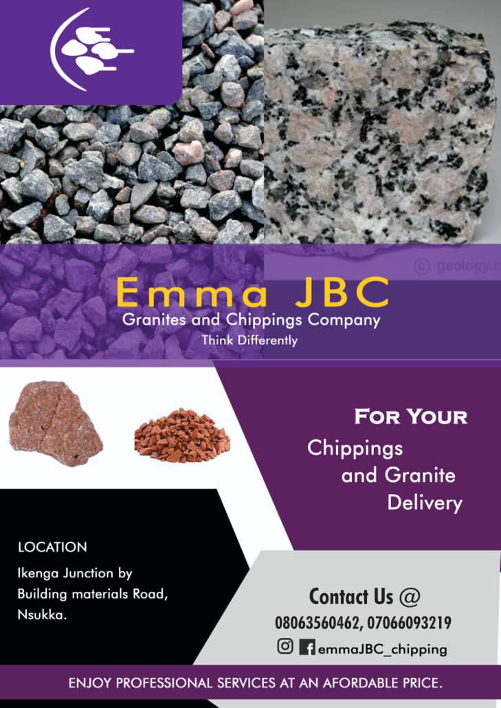 EMMA JBC CHIPPING & GRANITE COMPANY LTD, NSUKKA