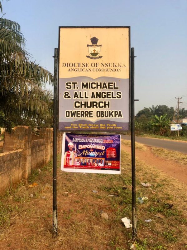 ST. MICHAEL AND ALL ANGELS ANGLICAN CHURCH, OWERRE OBUKPA