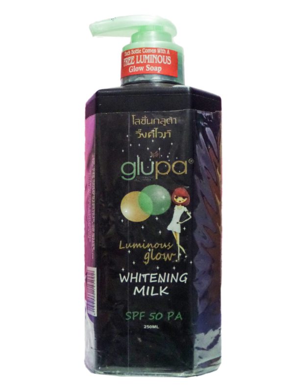 glupa luminous glow whitening milk
