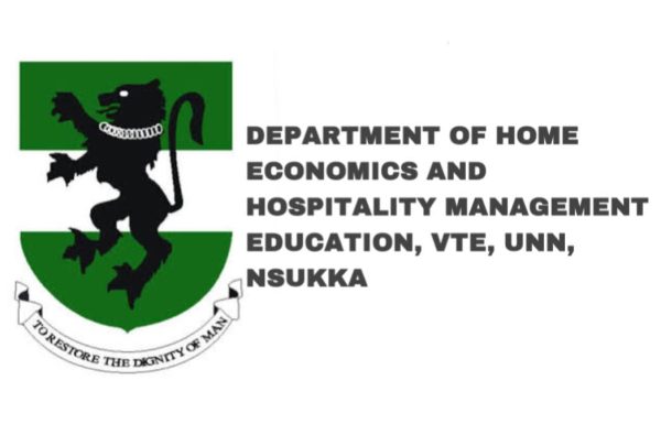 DEPARTMENT OF HOME ECONOMICS AND HOSPITALITY MANAGEMENT EDUCATION, VTE FACULTY, UNN, NSUKKA