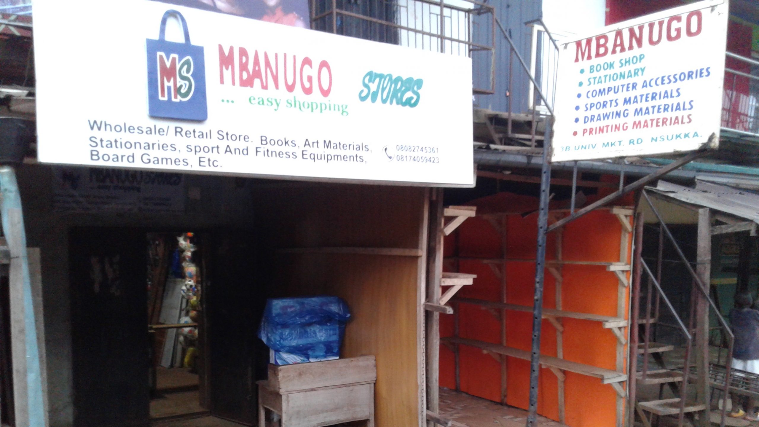 MBANUGO STORES, NSUKKA