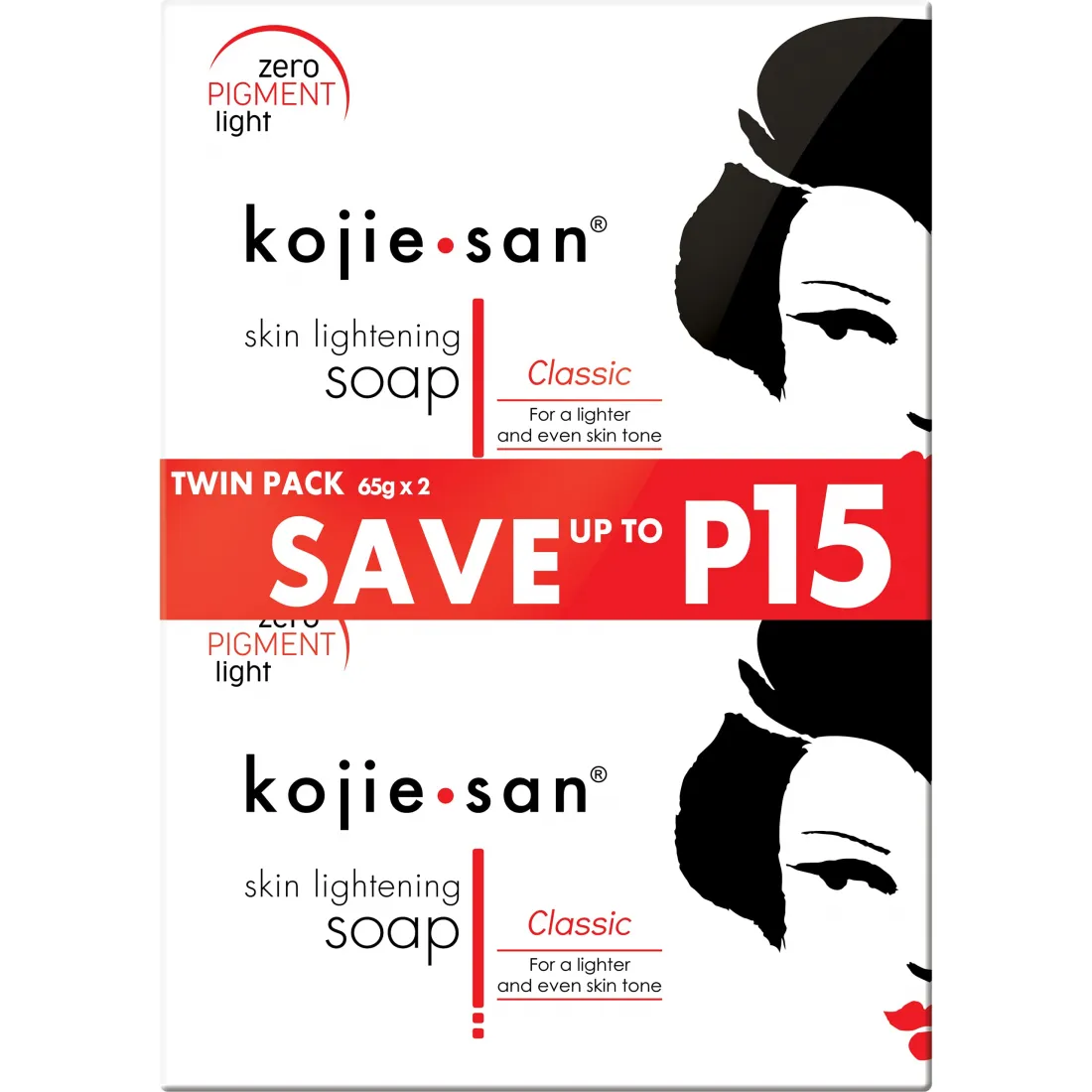 Kojie San Skin Lightening Soap With Kojic Acid 2 in 1