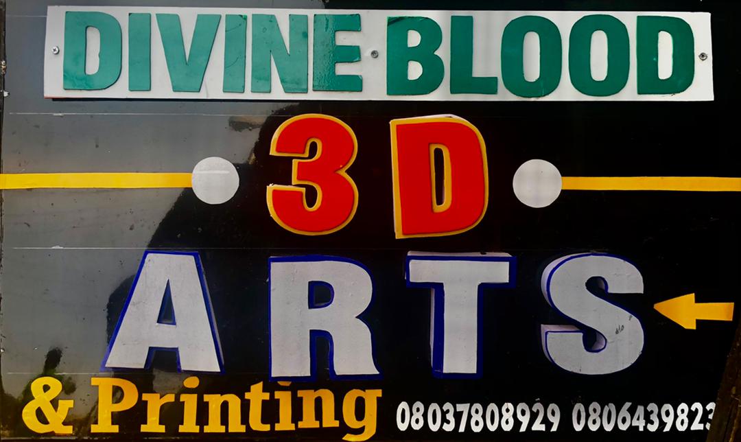 DIVINE BLOOD 3D ARTS AND PRINTING, NNEWI