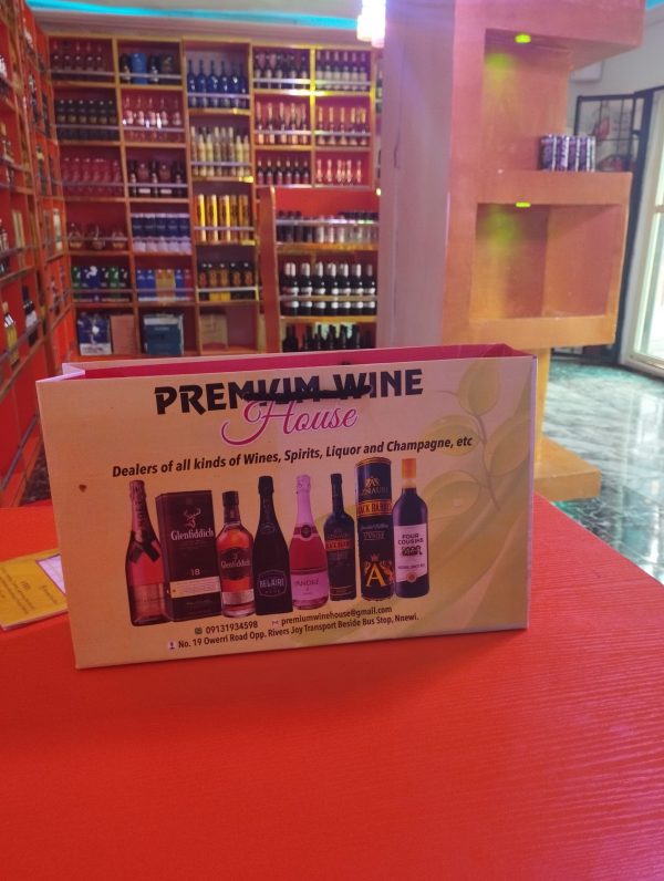 All wines and liquors are available in premium wine house Nnewi