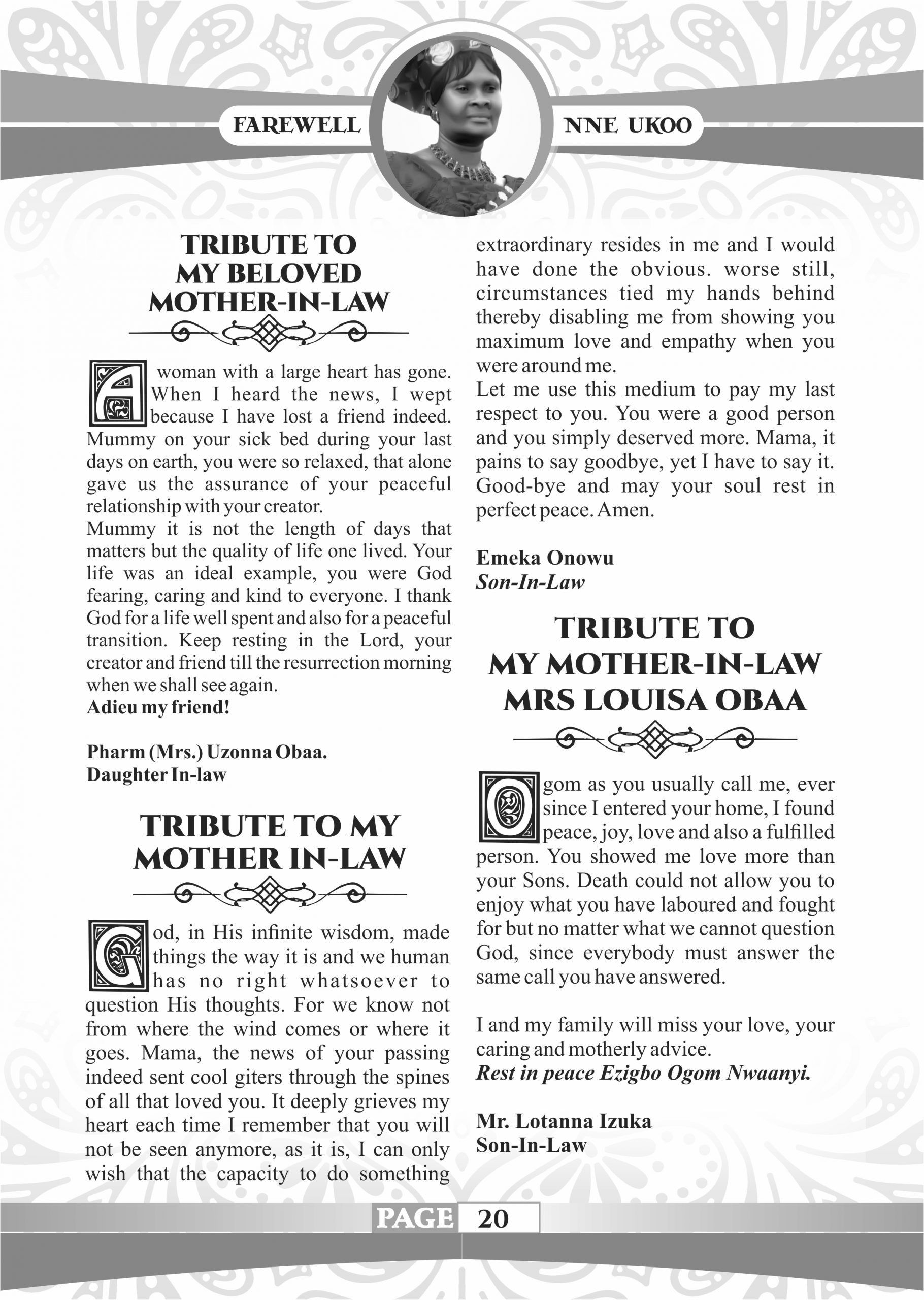 4A440434-3A76-4398-ACE2-FD9A9CBE25F7 LATE MRS LOUISA UZOEJINWA OBAA FUNERAL SERVICE