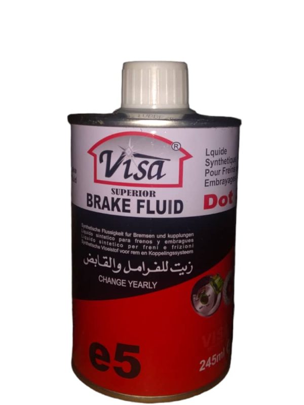 VISA® SUPERIOR BRAKE FLUID DOT 3 (245ml)