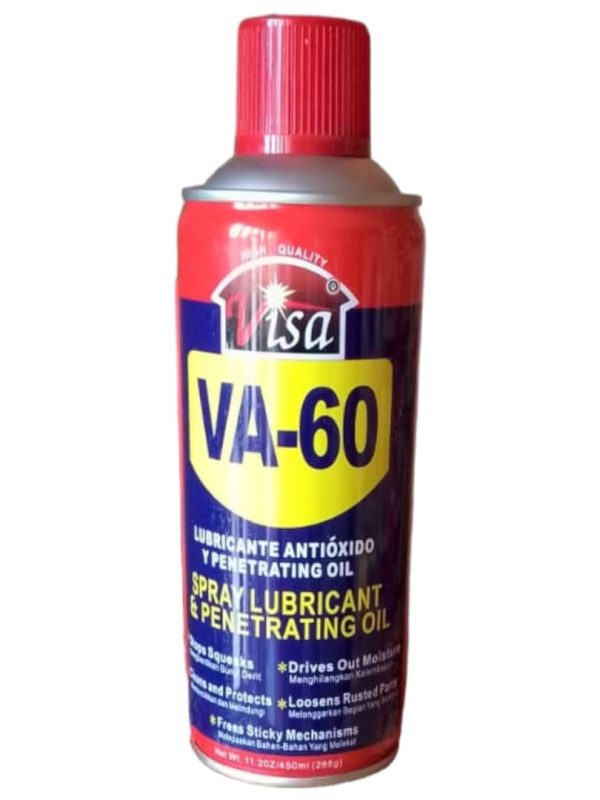 VISA® VA-60 SPRAY LUBRICANT & PENETRATING OIL (285g)