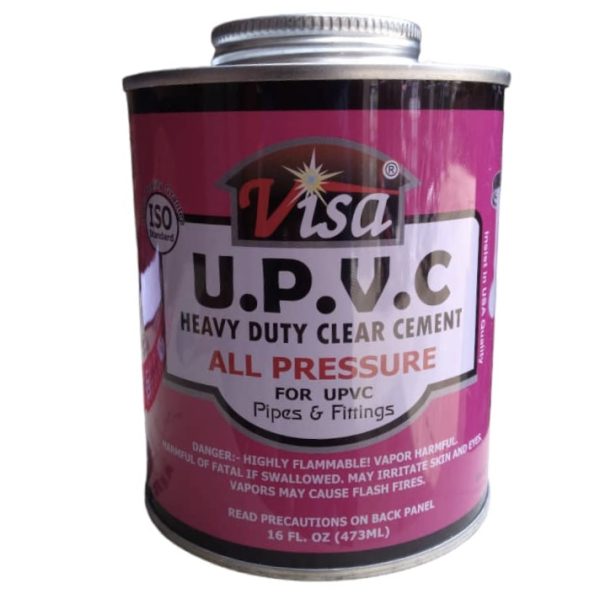 VISA® U.P.V.C HEAVY DUTY CLEAR CEMENT (473ml)