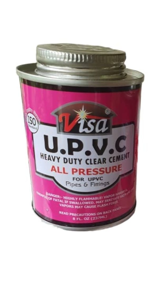 VISA® U.P.V.C HEAVY DUTY CLEAR CEMENT (948ml)