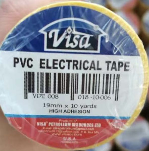 VISA® PVC ELECTRICAL TAPE (10 YARDS)