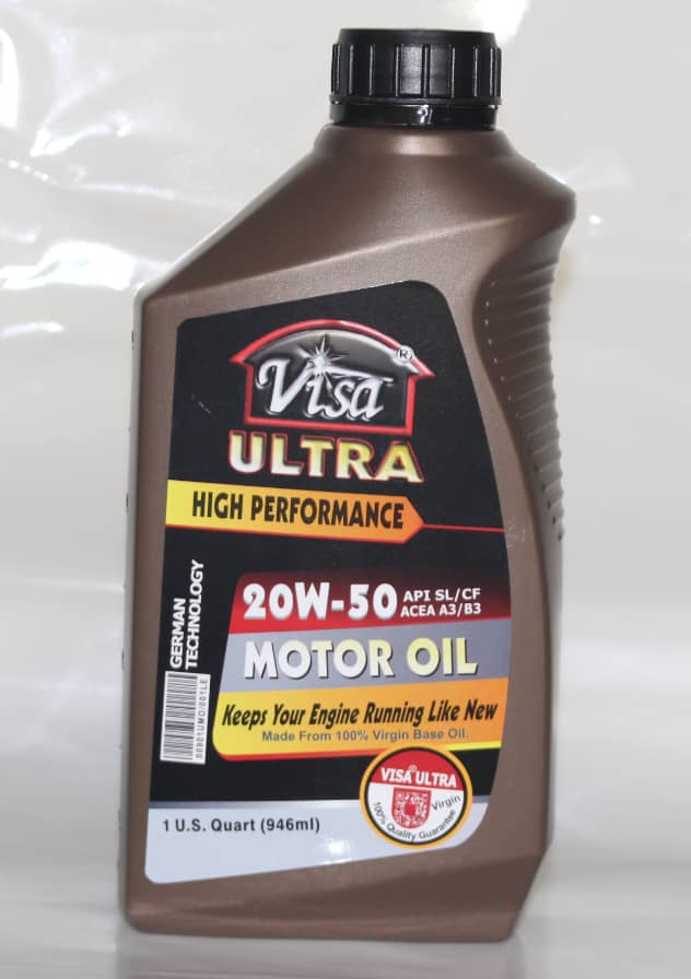 VISA® HIGH PERFORMANCE MOTOR OIL 20W-50 (4Ltr)