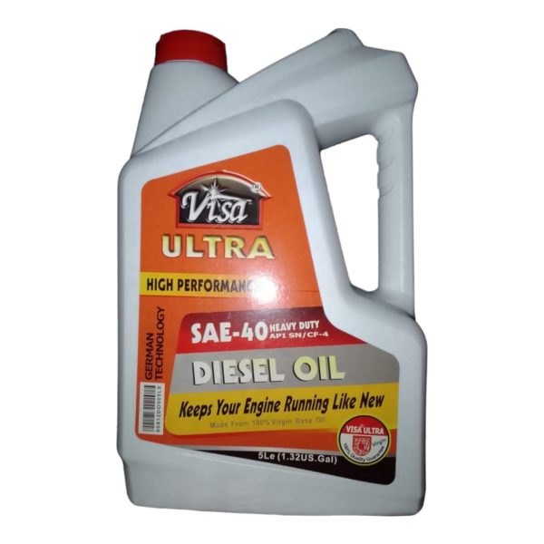 VISA® ULTRA HIGH PERFORMANCE SEA-40 API SN/CF-4 DIESEL OIL (5Ltr)