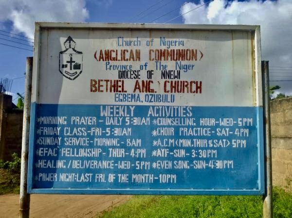 BETHEL ANGLICAN CHURCH, EGBEMA OZUBULU