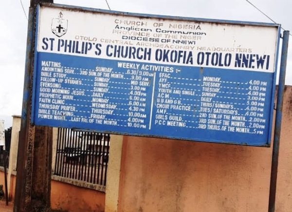 ST. PHILIPS ANGLICAN CHURCH, OKOFIA