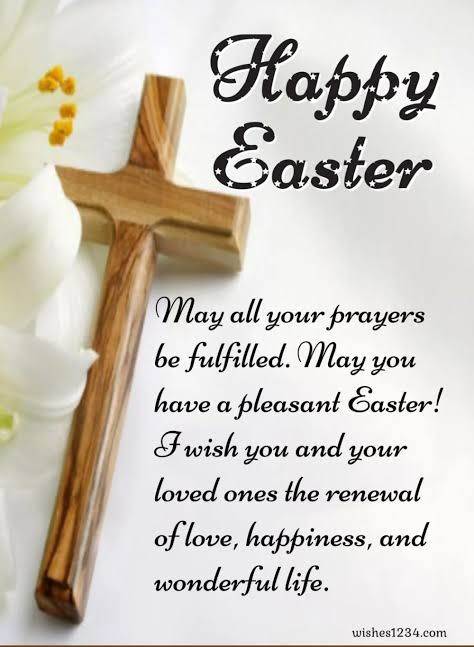 Happy Easter in Advance.