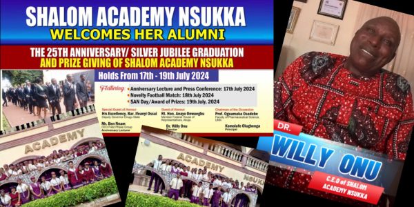 25TH ANNIVERSARY / SILVER JUBILEE GRADUATION AND PRIZE GIVING DAY OF SHALOM ACADEMY NSUKKA