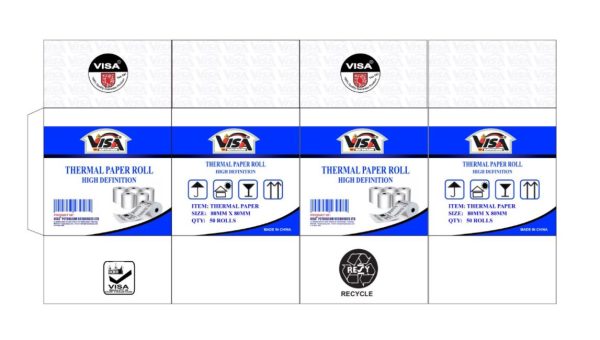 VISA® THERMAL PAPER 80mm/80mm