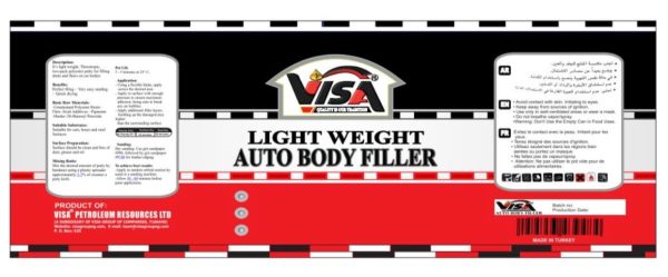 VISA® LIGHT WEIGHT AUTO BODY FILER