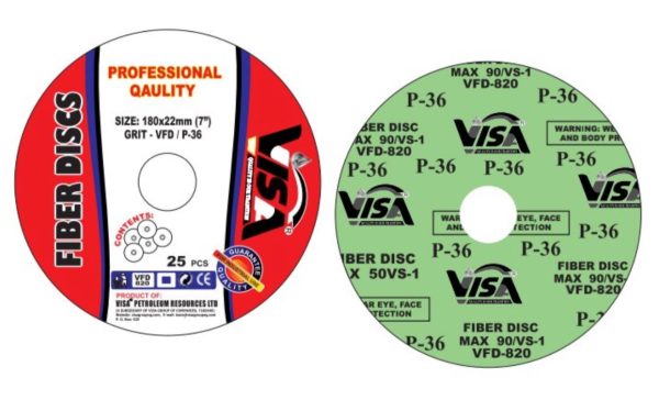 VISA® FIBER DISCS (7 Inches)