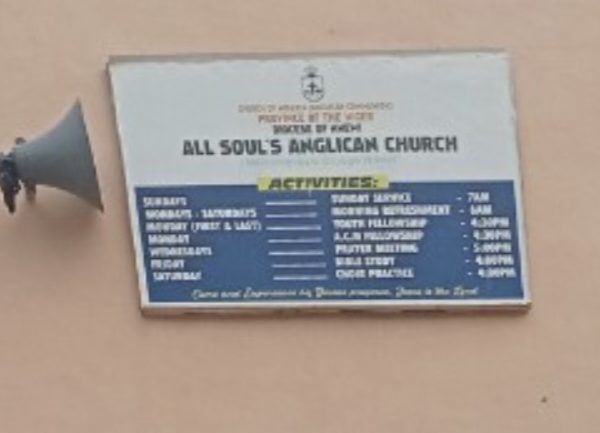 ALL SOULS ANGLICAN CHURCH, URUAGU, NNEWI