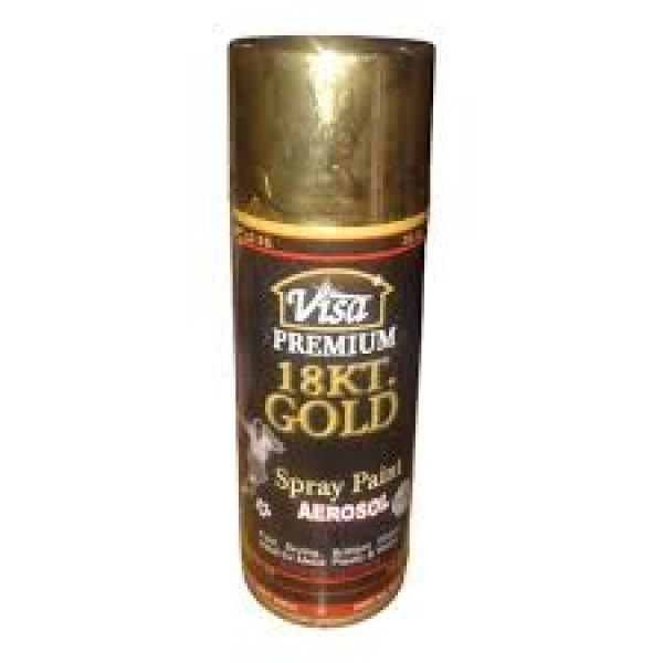 VISA® PREMIUM 18KT GOLD SPRAY PAINT (450ml)