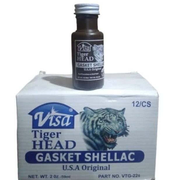 VISA® TIGER HEAD GASKET SHELLAC (59ml)