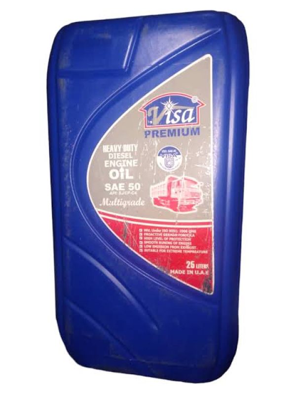 VISA® PREMIUM HEAVY DUTY DIESEL ENGINE OIL SAE50 (25Ltr)