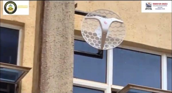 INSTALLATION OF FREE WIFI AT NWAFOR ORIZU COLLEGE OF EDUCATION NSUGBE (NOCEN)