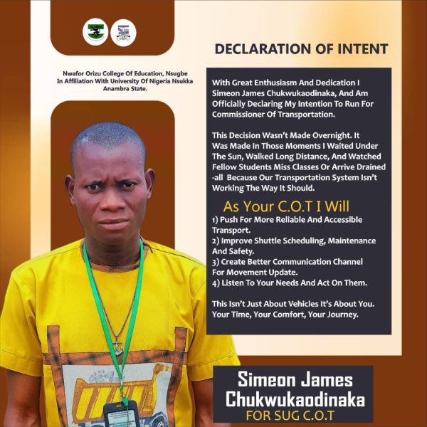 SIMEON JAMES CHUKWUKAODINAKA