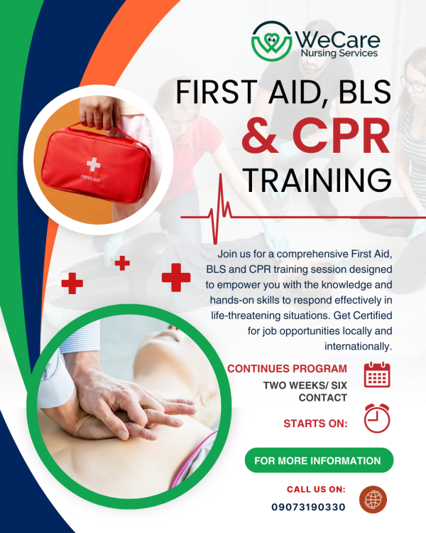 Join us for a comprehensive First Aid, BLS and CPR training session designed to empower you with the knowledge and hands-on skills to respond effec...
