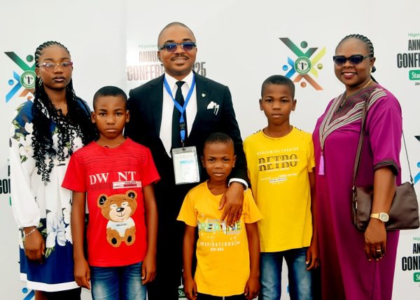 My family and I at the just concluded NBA Conference Enugu, 2025. #NBAConference2025