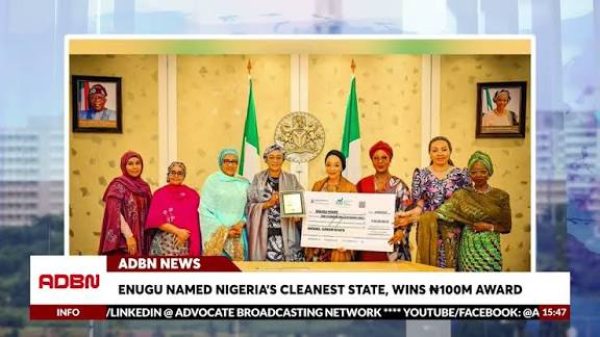 ENUGU SHINES BRIGHT, EARNS 100M AS NIGERIA’S CLEANEST STATE   Enugu State has taken the spotlight as Nigeria’s cleanest and greenest state, proudly...