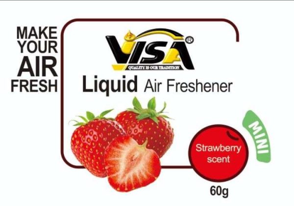 VISA® LIQUID AIR FRESHNER ( STRAWBERRY SCENT )  (60g)
