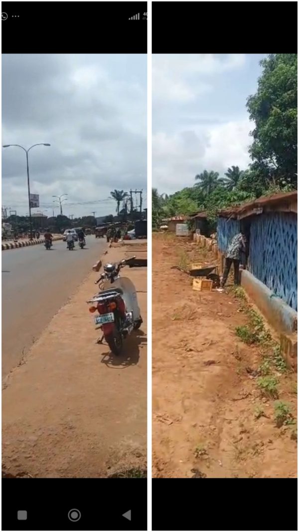 *2488*  2 plots, N190m, along tarred Enugu Rd, midway between Ugwuoye and Fen Park Junction, Nsukka, Nsukka LGA,  Enugu State  #2plotsforsaleinNsukka