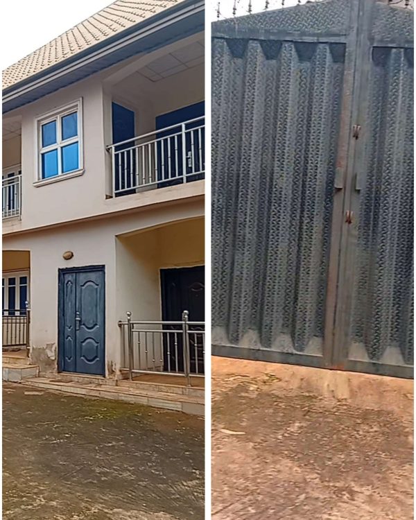 2501* 4 flats, N210m, opposite Ikenga Hotel, off ogurugu Rd, near Ikenga Junction,3 bedroom each, 2 rooms en suit, with extra 2 toilets, water heat...