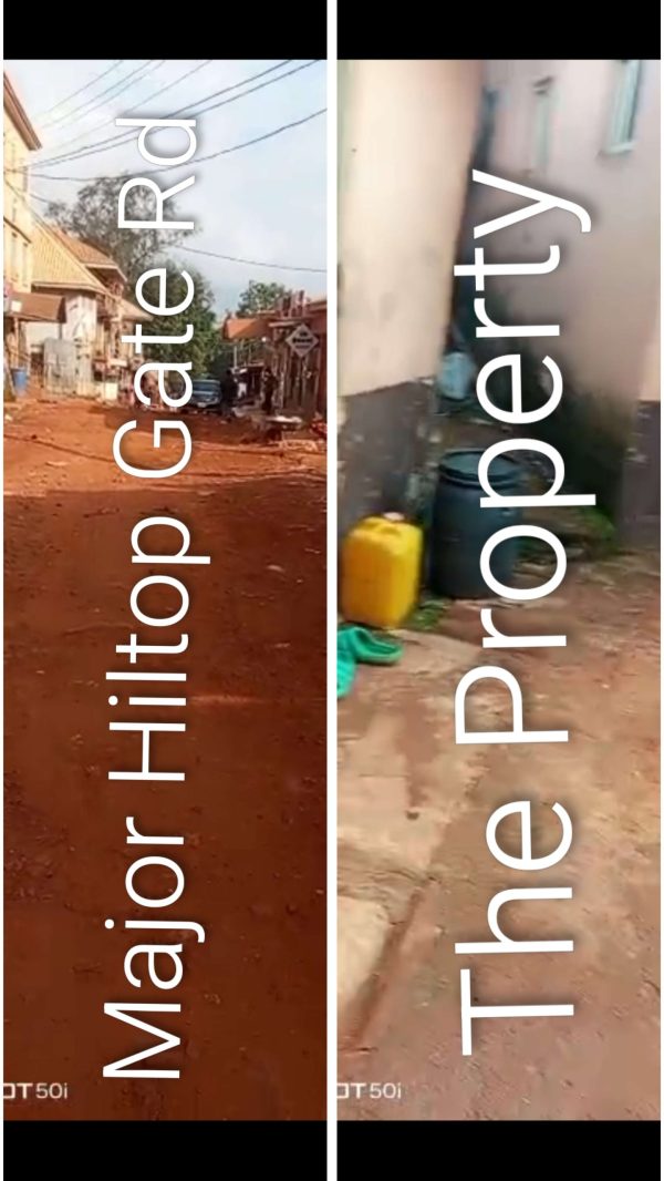 *2454*  2 plots, N150m, Hiltop, near Hiltop Gate, with buildings on it, Nsukka, Nsukka LGA, Enugu State  WhatsApp 09033649738 Properties@Nsukka, Pr...