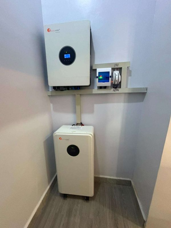 Clean and efficient power solution delivered by Frankcolly Power Tech.  We successfully installed a Felicity Solar Hybrid Inverter paired with a Fe...