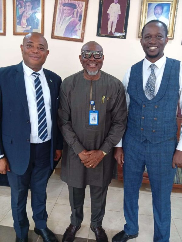 *Fidelity Bank Southeast Regional Manager Pays Courtesy Visit to NOCEN Provost*  The Southeast Regional Manager of Fidelity Bank paid a courtesy vi...