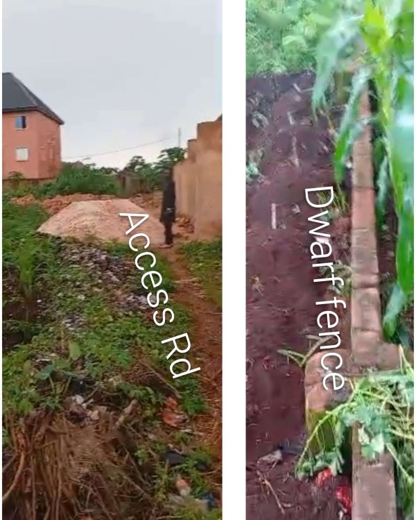 *2503*  1 plot, N28m, Agu Echara, off ogurugu Rd, behind Assured Table Water (60 by 100)ft , Nsukka, Nsukka LGA, Enugu State  WhatsApp 09033649738 ...
