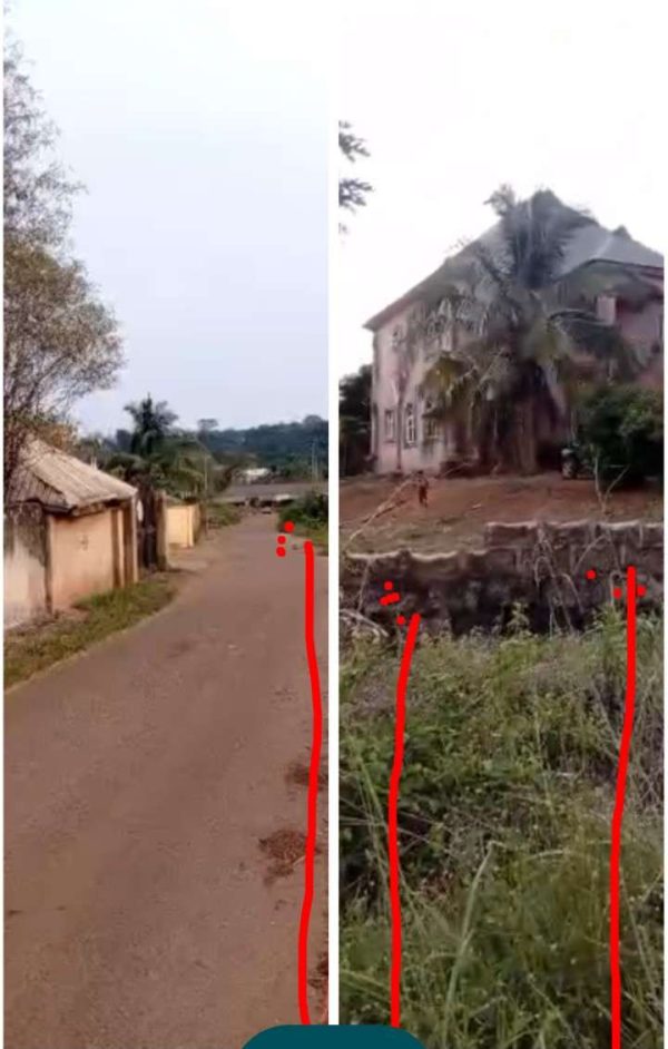 *2499* 1 plot, N22m, off St Cyprain's Rd, Eziani, along tarred Energy Center Rd, opp Energy Center, Nsukka,  Nsukka, Nsukka LGA,  Enugu State  What...
