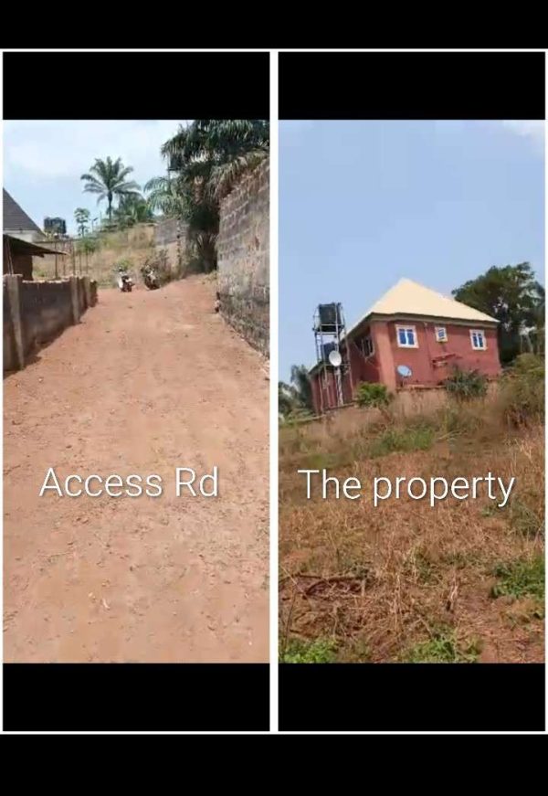 *2520* 2+ plots N60m, ,off Tectonics Rd,  fenced, with 20ft access Rd, about 1 pole from the tarred Rd  WhatsApp 09033649738 Properties@Nsukka, Pro...