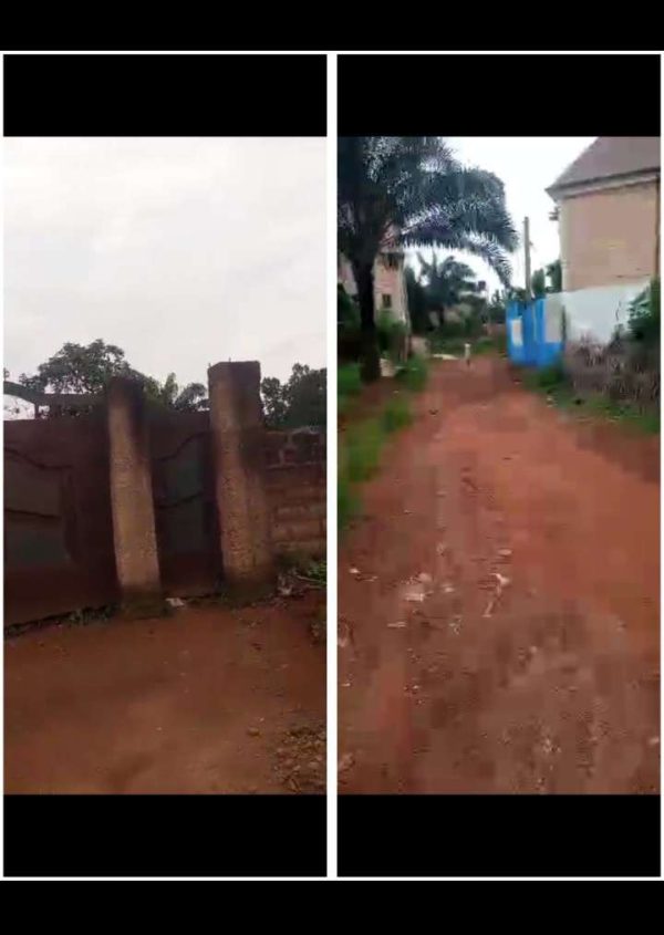 *2613*  1½  plots, N50m, off Enugu Rd, Fen Park, near Black Gate, fenced and gated  WhatsApp 09033649738 Properties@Nsukka, Properties@DimmaHomesNs...