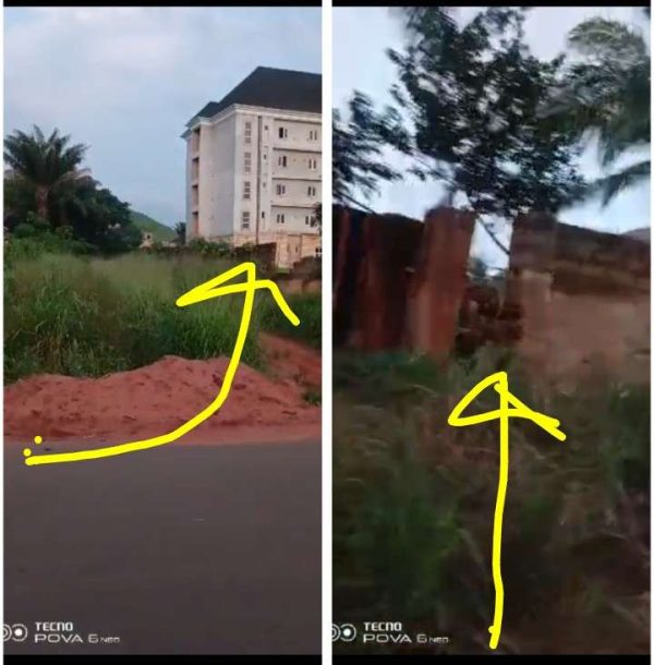 2536* 1 plot, N25m, Amogbo, off MCC Rd,  behind Immaculate Foundation School, about 1 pole off tarred Rd , fenced., Nsukka, ,Nsukka LGA, Enugu Stat...