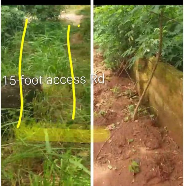 *2543*. 1 plot, N25m, Amaji , off Upper Aku Rd, off Urban Girl's Rd  with dwaf fence, near Obaechara Junction, Nsukka LGA,  Enugu State Properties@...