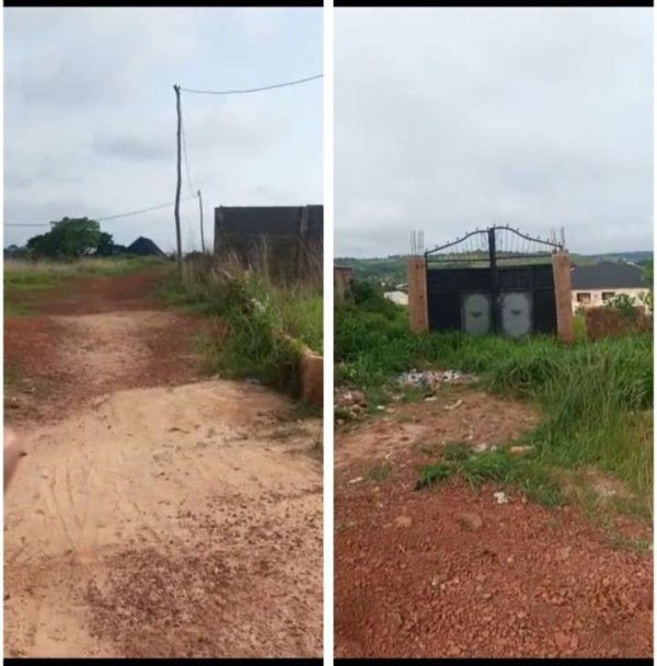 *2556* 1 plot, N17m,,off Urban Girl's Rd, behind Wilson Bestie Company, fenced and gated, Nsukka, Nsukka LGA, Enugu State  Properties@Nsukka, Prope...