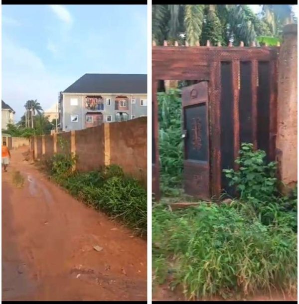 *2560* 2 plots, plots, N75m, off Urban Girl's Rd, UmaKashi, fenced with gate, Nsukka, Nsukka LGA, Enugu State  Properties@Nsukka, Properties@DimmaH...