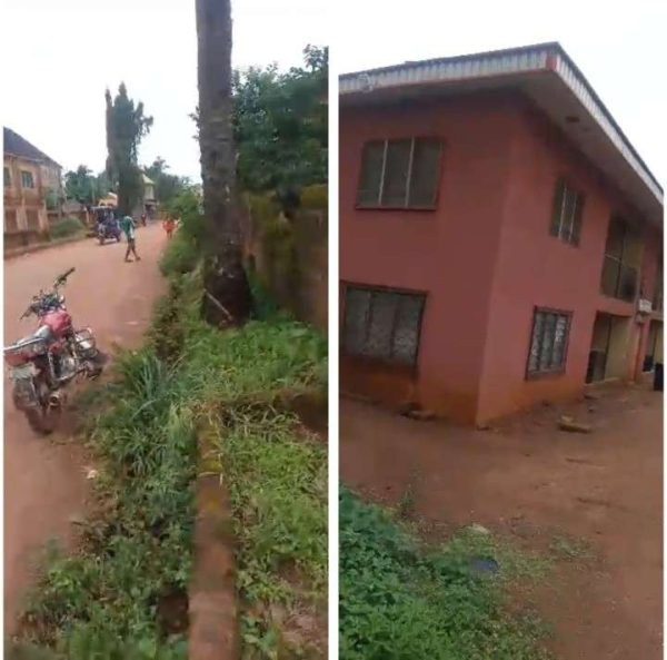 *2559*  2 plots, N120m, along Tectonics Rd, near Ardmore Filling Station, with buildings on it, fenced with gate, Nsukka, Nsukka LGA, Enugu State. ...